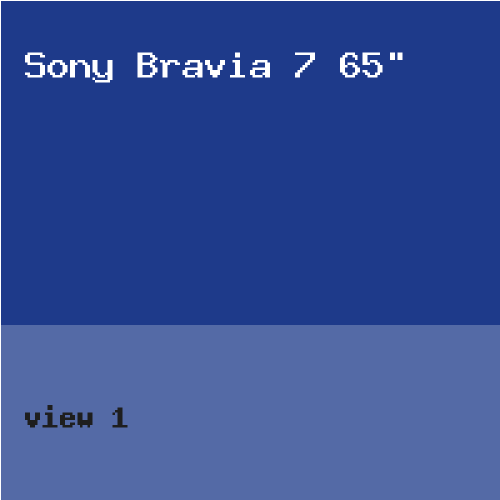 Sony Bravia 7 65"