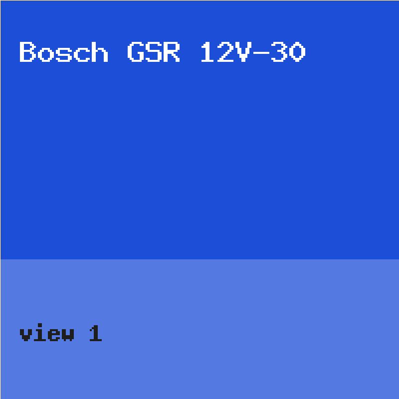 Bosch GSR 12V-30