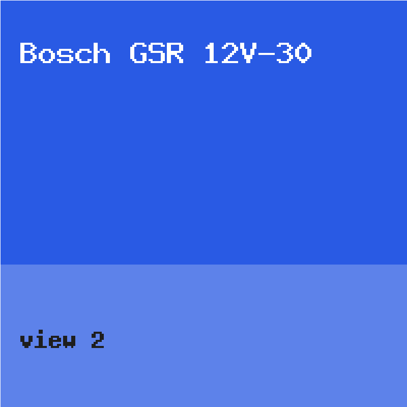 Bosch GSR 12V-30