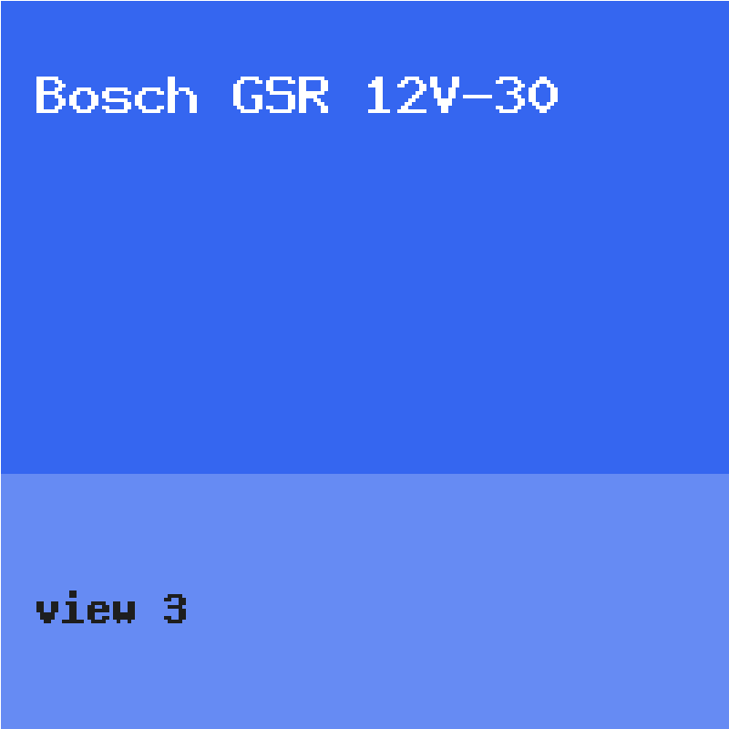 Bosch GSR 12V-30