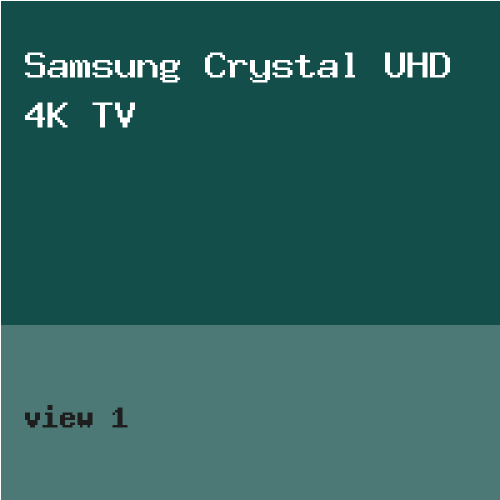 Samsung Crystal UHD 4K TV